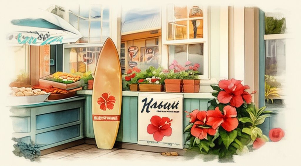 Oahu local food: plate lunch, poke, shaved ice, eating like a local.