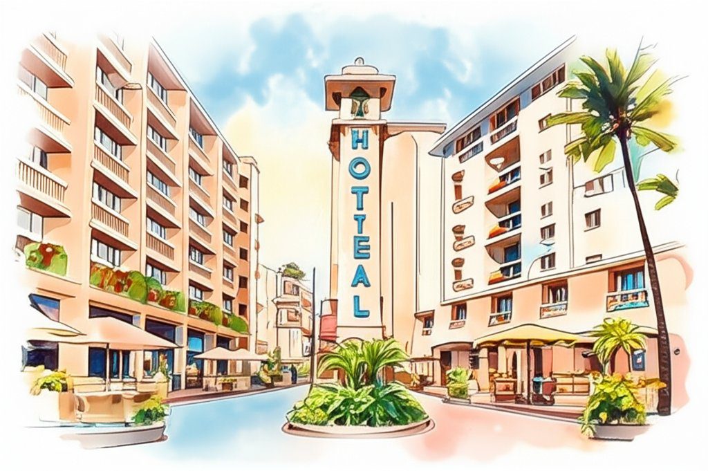 Luxury Honolulu hotel with ocean views, Waikiki beach, Hawaii vacation.