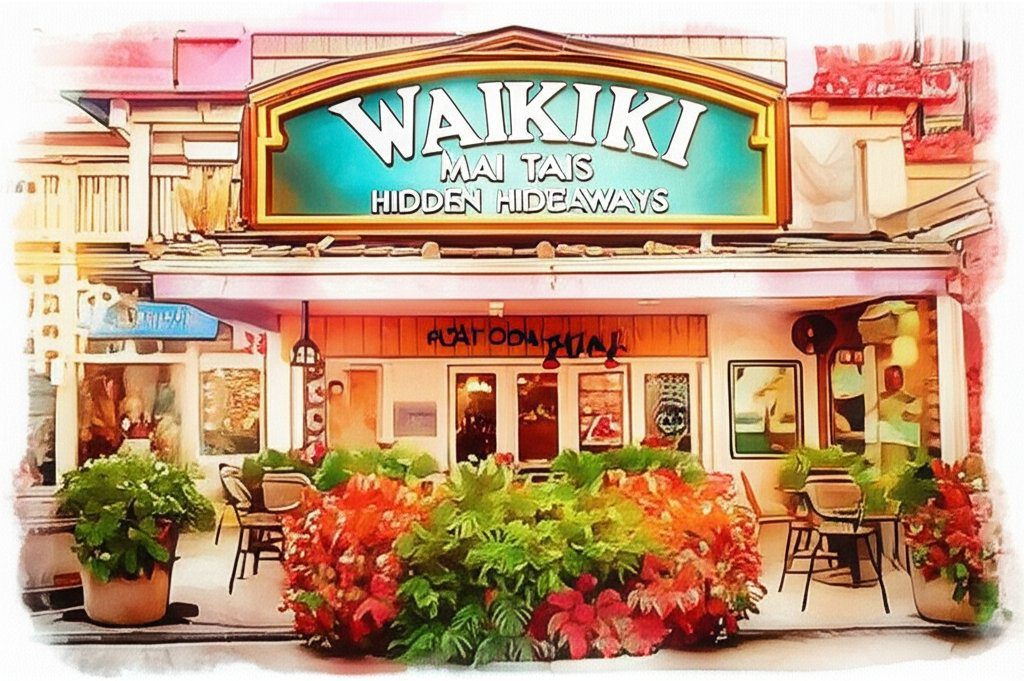 Waikiki bars: Mai Tais, hidden escapes, and vibrant nightlife in Honolulu, Hawaii.