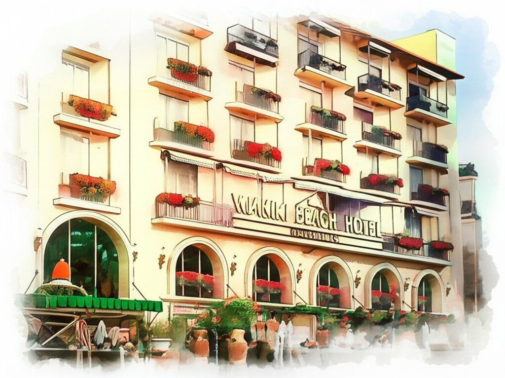 Waikiki Beach Hotel: Oceanfront view, turquoise water, iconic Hawaiian vacation.