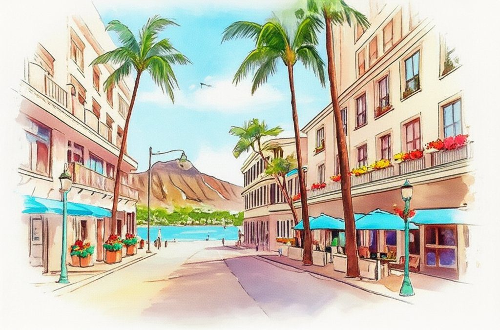 Waikiki, Hawaii: Spouting fresh water history, scenic beaches, and Hawaiian culture.