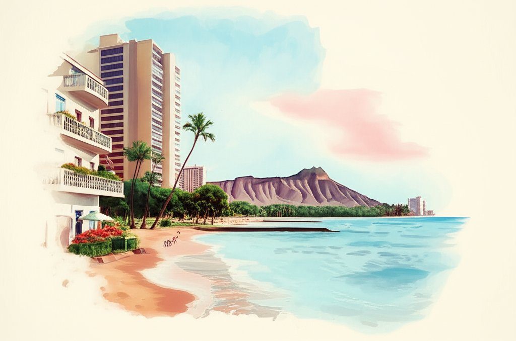 Oahu's beaches: Waikiki's bustle, Ko Olina's calm, North Shore's surf for family fun.